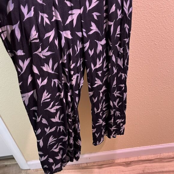 World Market black white kimono sleeve romper size s/m - Picture 4 of 8